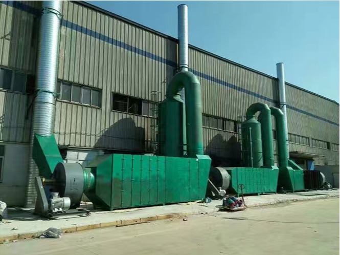 木制品行業(yè)噴漆車間廢氣處理工程