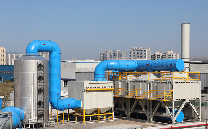 注塑機(jī)產(chǎn)生的廢氣處置方法水噴淋塔+催化燃燒設(shè)備定制生產(chǎn)安裝