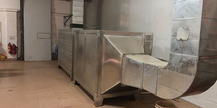 磁材料制品行業廢氣處理工程案例