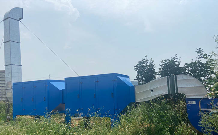 廢氣處理工程施工方案活性炭吸附器定制安裝