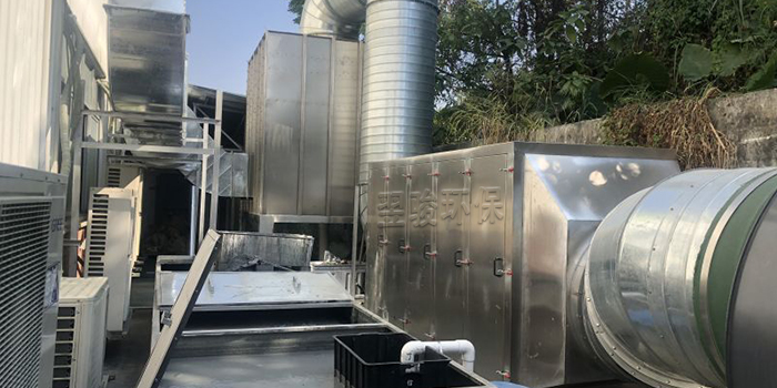 噴涂廢氣(高效脫漆塔+活性炭吸附器)處理工藝