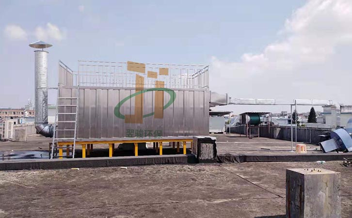 處理廢氣設(shè)備，環(huán)保設(shè)備廢氣處理生物法工程案例